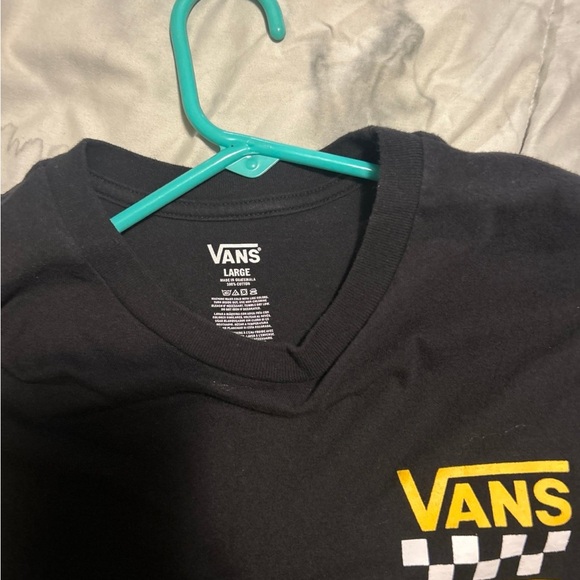 Vans Black and Yellow Logo Tee - Picture 3 of 3